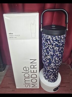 Simple Modern 40oz Trek Pivot Water Jug - Rhinestone